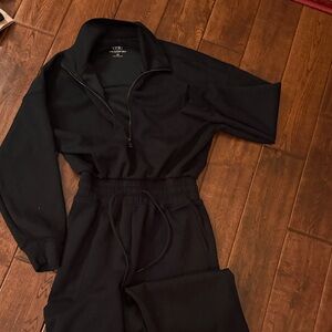 Abercrombie YPB Black Jumpsuit